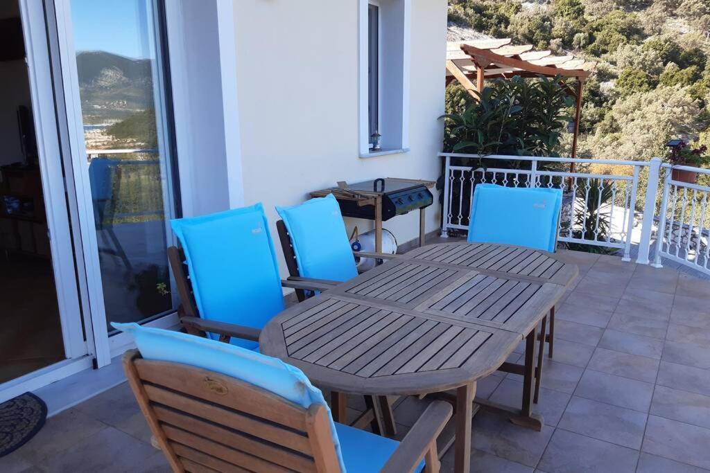 Villa Sunrise With Stunning Views And Private Pool Katokhorion  ภายนอก รูปภาพ